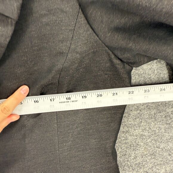 Le Suit Blazer Women 14 Gray Button Up Collared Long Sleeve Lined Classic Fit - Picture 5 of 7